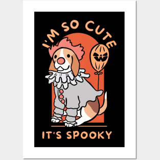 I'm so cute it's spooky a cute halloween dog beagle Posters and Art